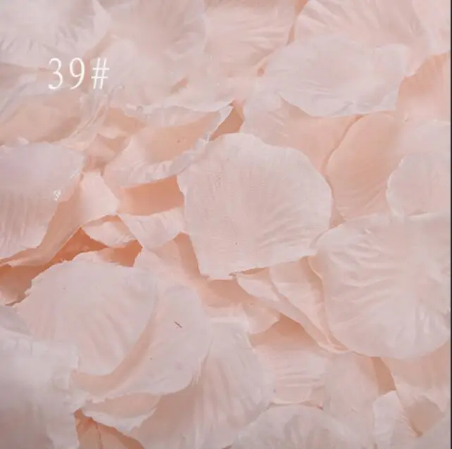 

Rose Petals 1000 pcs/lot Wedding Decorations Flowers Artificial Wedding Rose Flowers Party Room Accessories mariage 2019 RS01