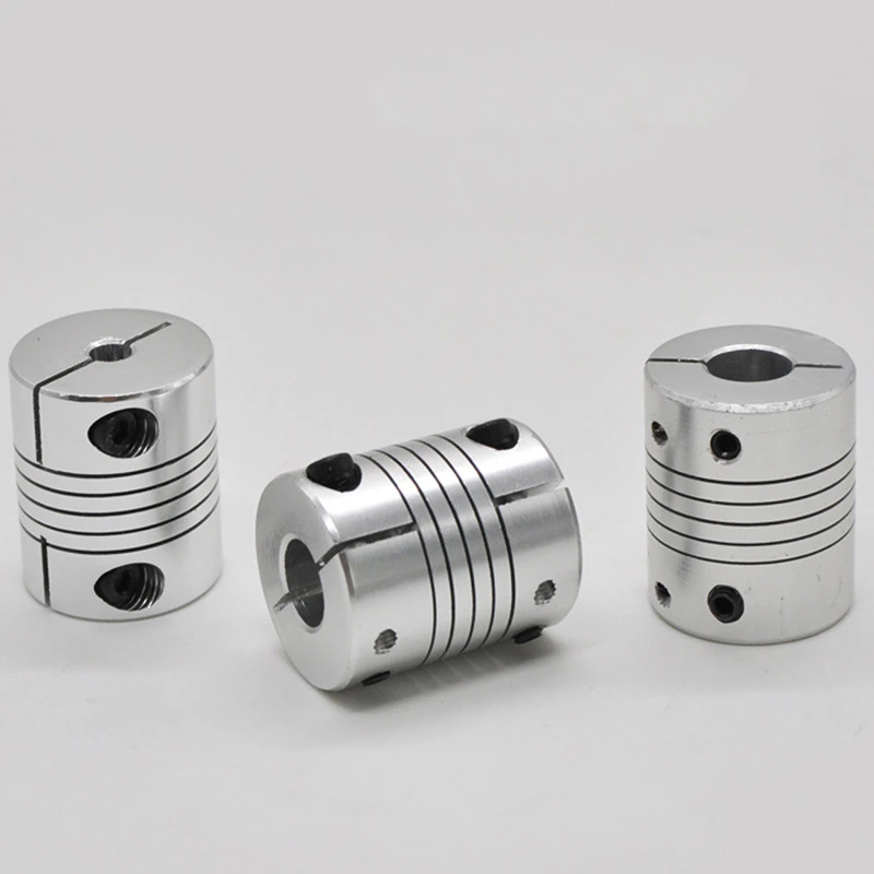 Accoppiamento Albero Motore Fresatrice Accoppiamento Albero Flessibile Per Motore CNC - Rigido, Diametri 5/6/6.35/8 Mm Connettore Rigido 6.35mm - Foto 11