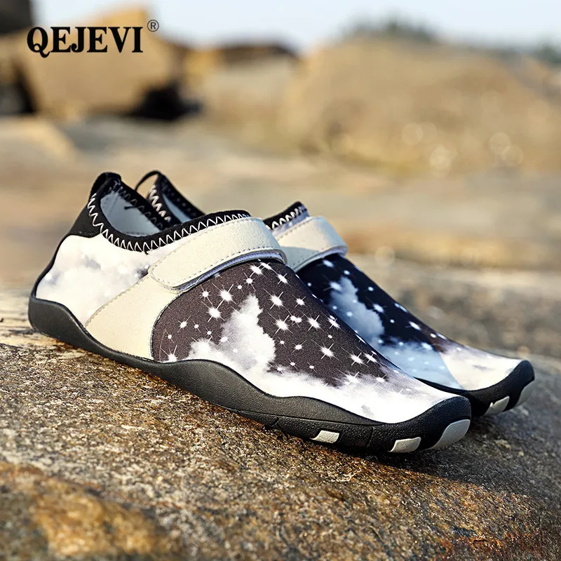2018 QEJEVI водные кроссовки обувь для плавания пляжная мужские и женские влажные