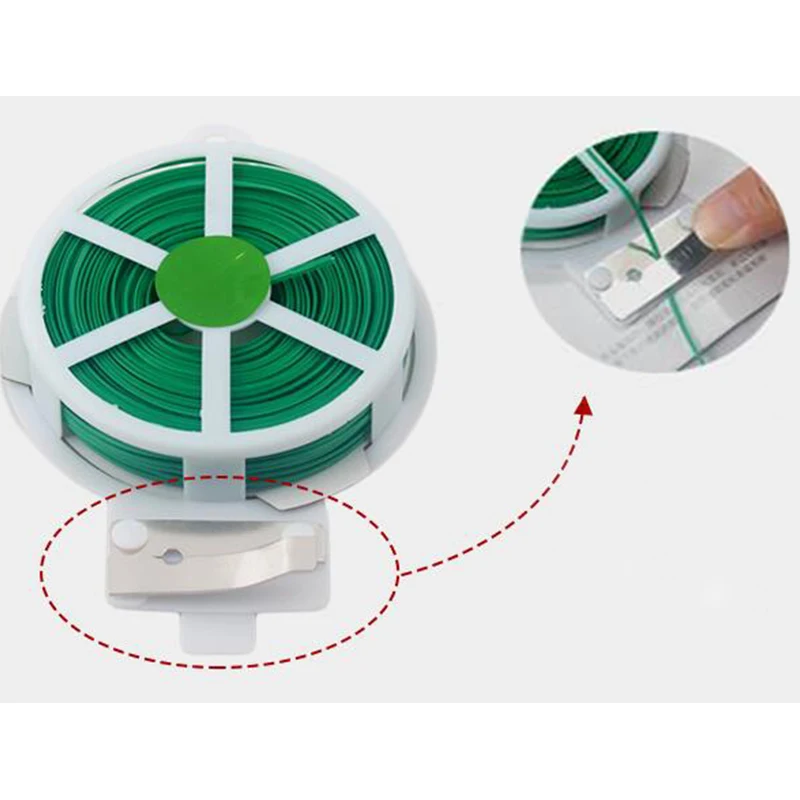 Садовый галстук-шнурок кабельная катушка для прививки растений с резак садовый растительный цветущий куст инструмент для фермера 30 м 50 м