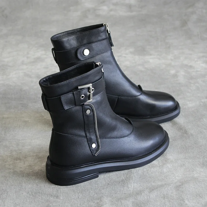 

2019 Martin boots original handmade leather shoes new fashion short boots