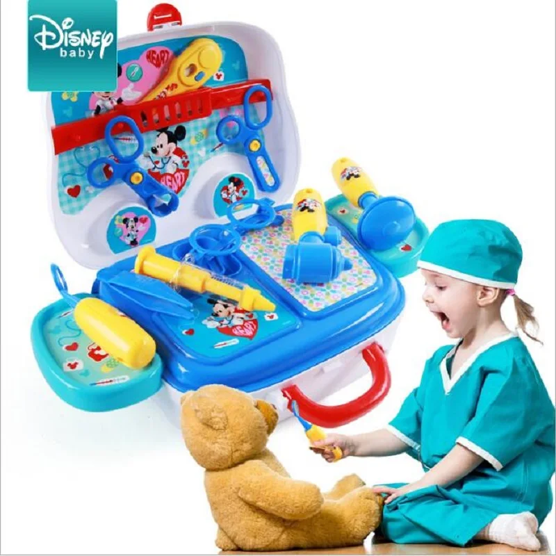 

Disney Parent-child interaction Children's House Doctor Injection Kit Kid Puzzle Suit Hands-on training Toys
