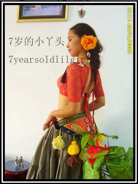 Кружева танец живота топ Ats Племенной кружева choli с короткими рукавами DQ06 30|belly dance