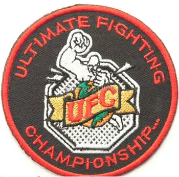 

UFC Patch 3" Ultimate MMA Mixed Martial Arts Rock Punk Rockabilly iron on badge heavy metal Metal Core band Biker Vest badge