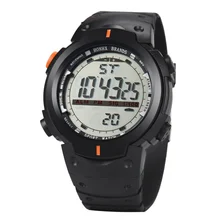 Новейшие Модные мужские спортивные часы модные мужские светодиодный часы с цифровой датой военные кварцевые часы с будильником водонепроницаемые часы