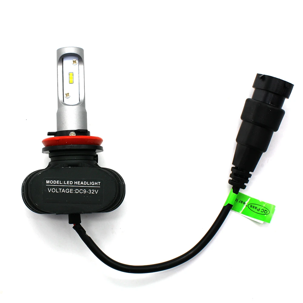 Modifygt S1 H4 Светодиодная лампа для фар H7 Led H1 автомобильный Hi Lo луч HB3 HB4 светодиодный