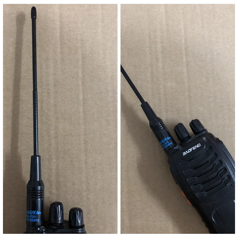 2019 NA-701 walkie talkie антенна dual band Nagoya Dual Band SMA-M Men для Yaesu Vertex VX-3R VX-7R VX-8DR UV-3R | Мобильные