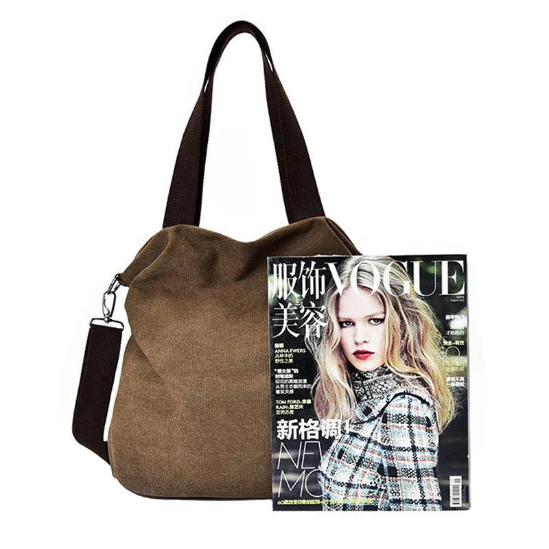 Women Handbags Canvas Big Casual Tote Female Shoulder Bags New Fashion Ladies High Quality Girls Shopping Bags Bolsa SS0345 (3)