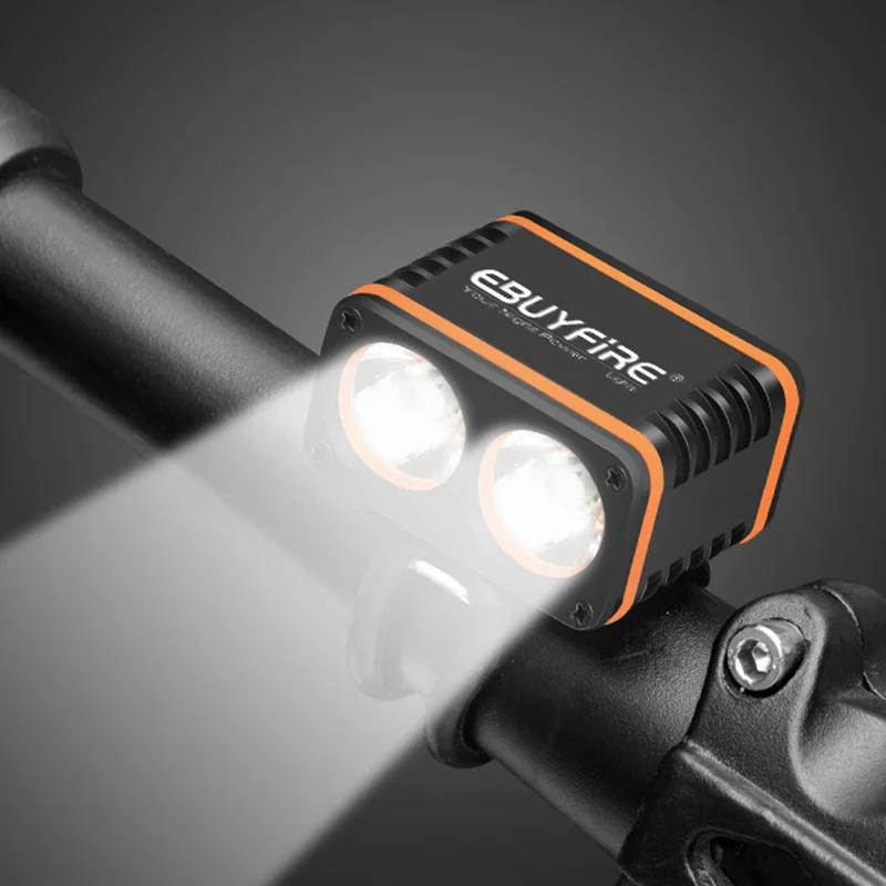 USB велосипедный светильник 2xT6 800LM 4 режима светодиодный Usb с 2 * Orings (без