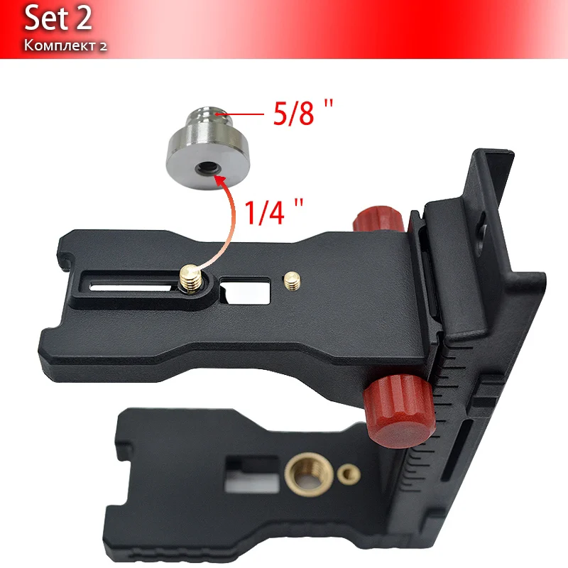 Bracket with adapter Тонкий супер сильный магнит тянет l-кронштейн Выравнивающая поддержка для универсального лазерного уровня кронштейн - Цвет: Bracket with adapter