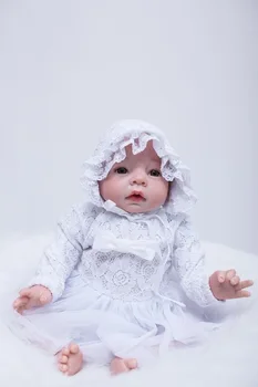 

Cute Baby Reborn 20 inch silicone Reborn Baby Doll 50cm Playmate doll gift for girls Baby Alive birthday gift for bouquets doll