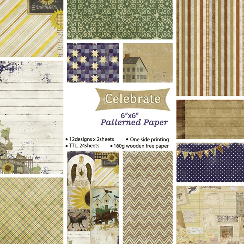 Celebrate Patterned Scrapbooking 4