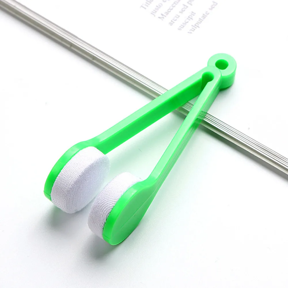 Glasses Eyeglass Cleaner Brush Microfiber Spectacles
