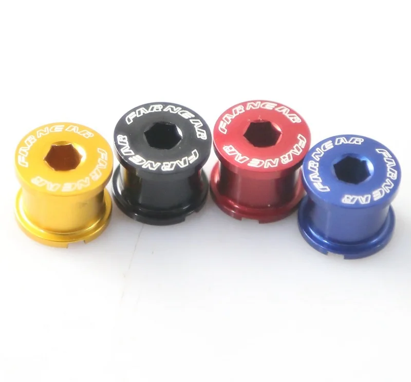 

Taiwan farnear 7075 aluminum alloy CNC chainring screws double plate screw nail 8.5mm for MTB bike road bicycle
