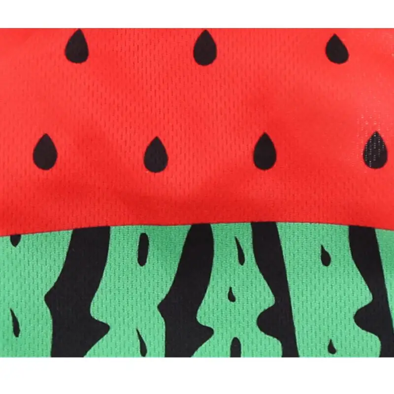 Summer Pet Dog Shirt Mesh Cats Vest For Small Dogs Clothes Printed Crab Watermelon Breathable Comfortable Shirts Puppy Clothing