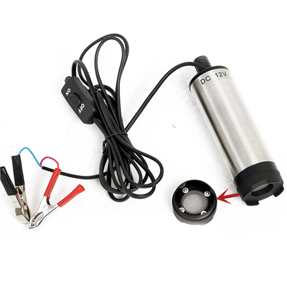 

Power Tool Accessories 12V DC Diesel Fuel Water Oil Car Camping Fishing Submersible Transfer Pump Color Random