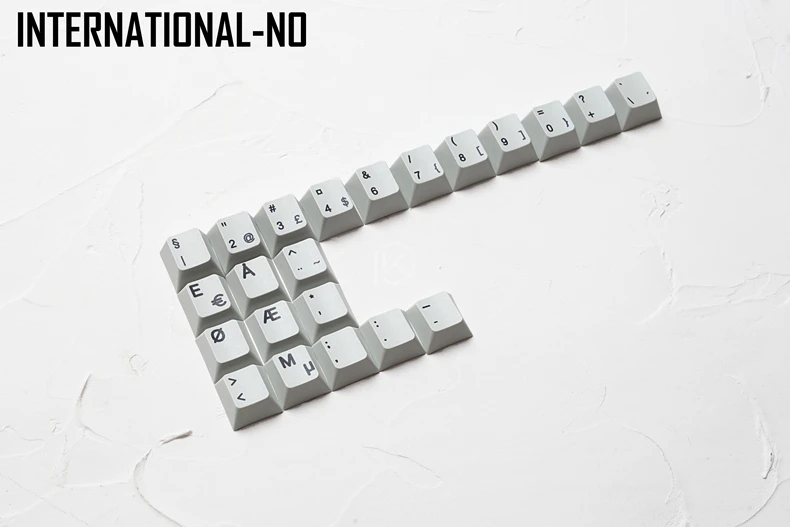 Kprepublique international norde EU UK ES FI FR NO IT PT DE HU пустые буквы Вишневый профиль краситель Sub Keycap толстый PBT для клавиатуры