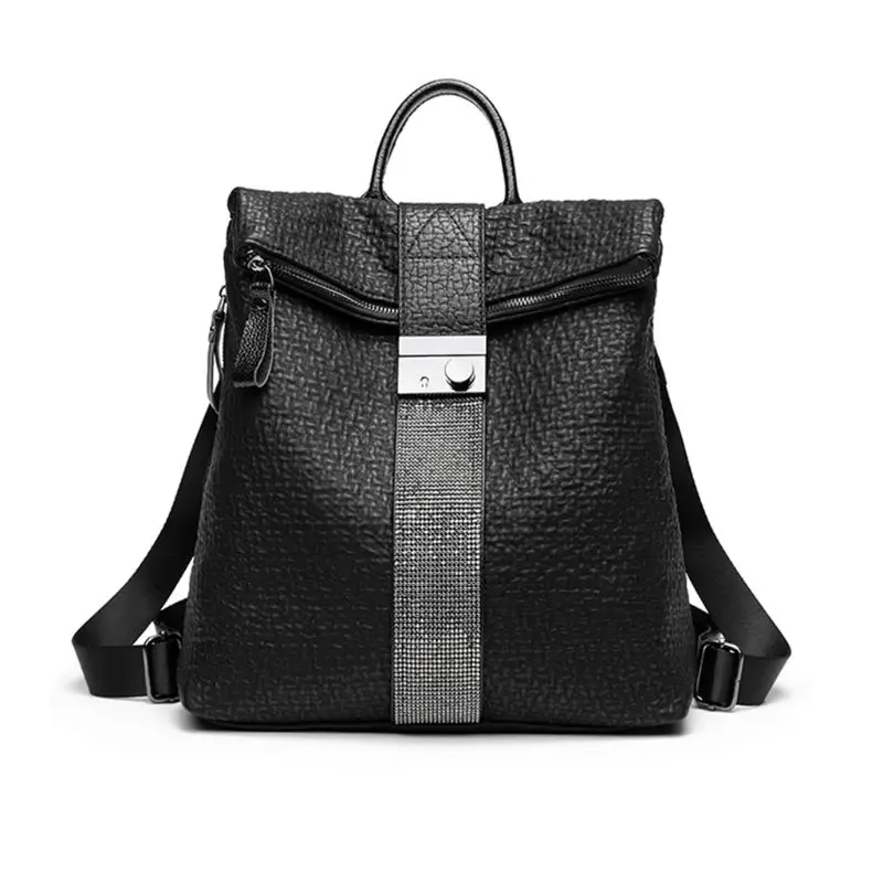 

Women Fashion Leather Travel Backpack Handbag Shoulder School Bag Rucksack School Bookbag