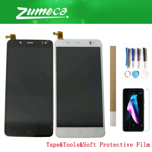 

High Quality 5.5 Inch For BQ Aquaris V Plus LCD Screen Display+Touch Screen Digitizer Assembly Black White Color With Kits