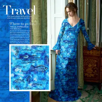 

8m/m Printed Silk Chiffon Fabric