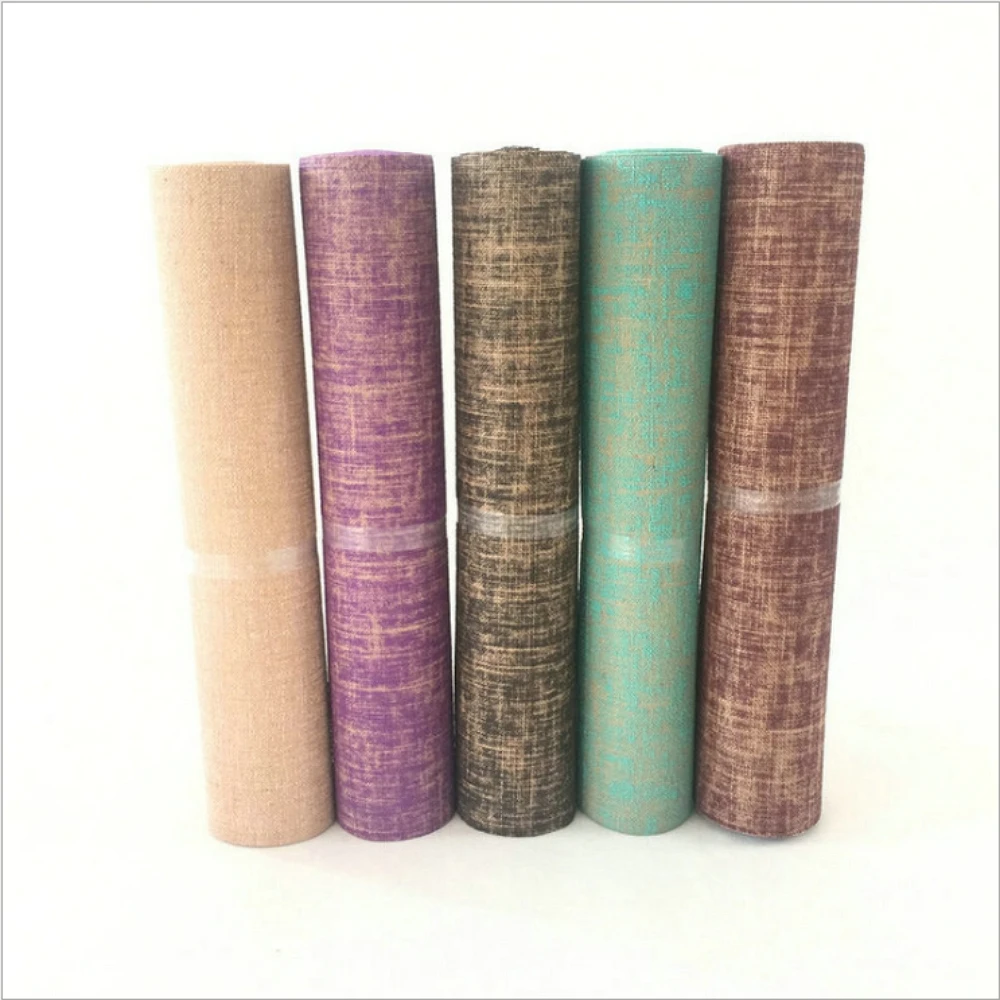 5MM Natural Jute Yoga Mat 183*61cm Linen Material Yoga Mat Non-slip Mat Yoga acupressure Yoga Healthy Yoga Gym Mat for Fitness