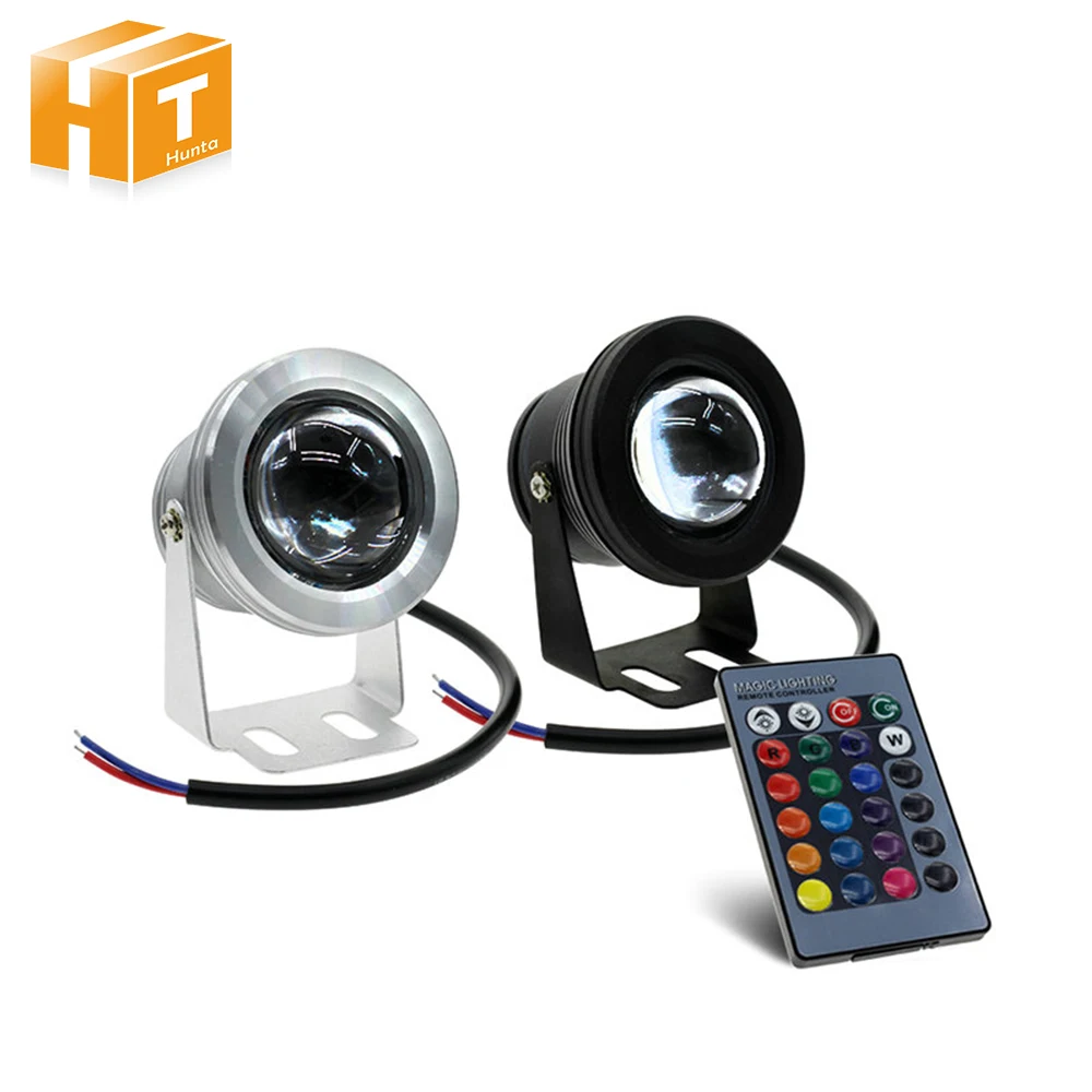 

RGB LED FloodLight IP67 Waterproof Underwater Lights Outdoor Landscape Lighting LED Flood Light RGB Spotlights