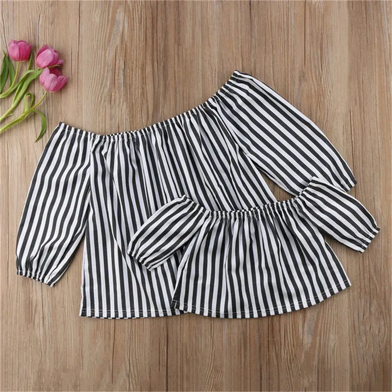Family-Matching-Clothes-2018-White-Striped-T-shirts-Long-Sleeve-Off-shoulder-T-Shirt-Mother-And.jpg_640x640