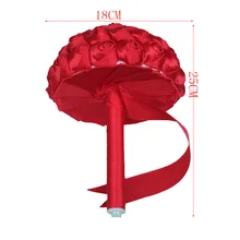 1 шт. простые кремовые цвета слоновой кости шелковые свадебные букеты Искусственные цветы подружки невесты/невесты украшение букетов на заказ