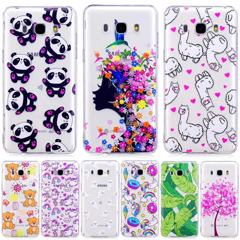 

Silicone Case For Samsung J7 2016 J710F Transparent Animal Silicon TPU Skin Soft Back Cover Case for Samsung Galaxy J7 2016 J710