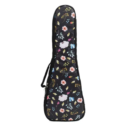 Flora 23 Inches Гавайские гитары укулеле, сумка, чехол, электрический, 21, 23, 26 дюймов, концертный рюкзак на плечо, сумка для переноски, этнический мультяшный Лев, модный, несколько вариантов - Цвет: Flora 23 Inches