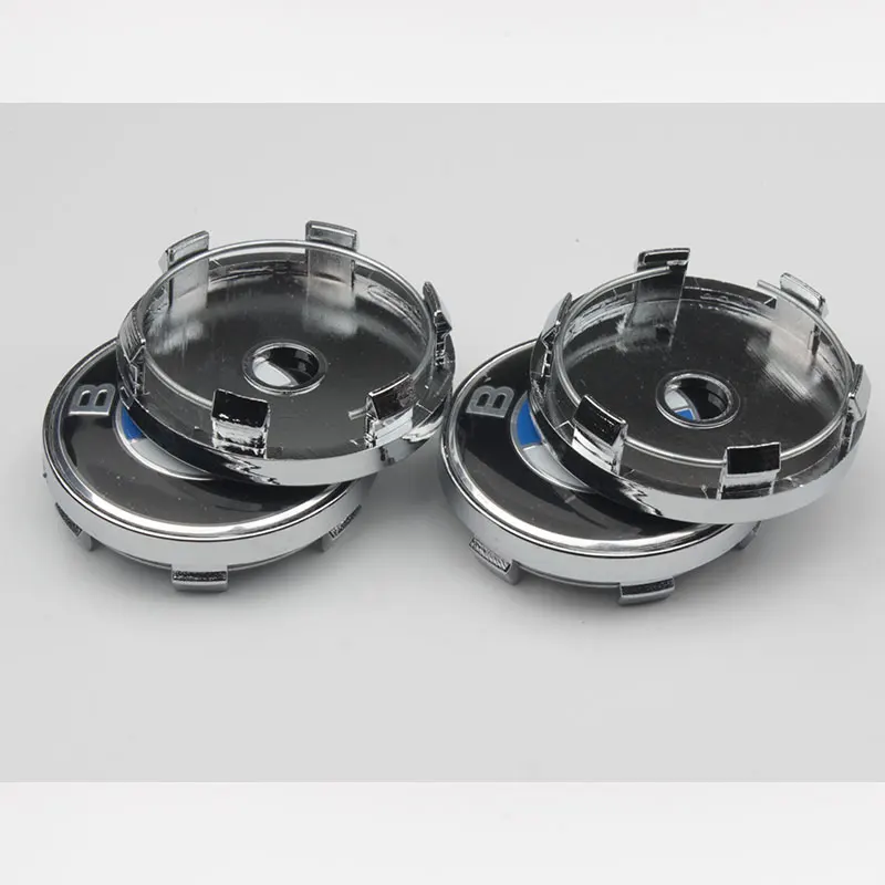 

4pcs 60mm Car emblem Wheel Center Hub Cap wheel Badge covers styling for E46 E39 E38 E90 E60 E36 F30 F30 E34 F10 F20