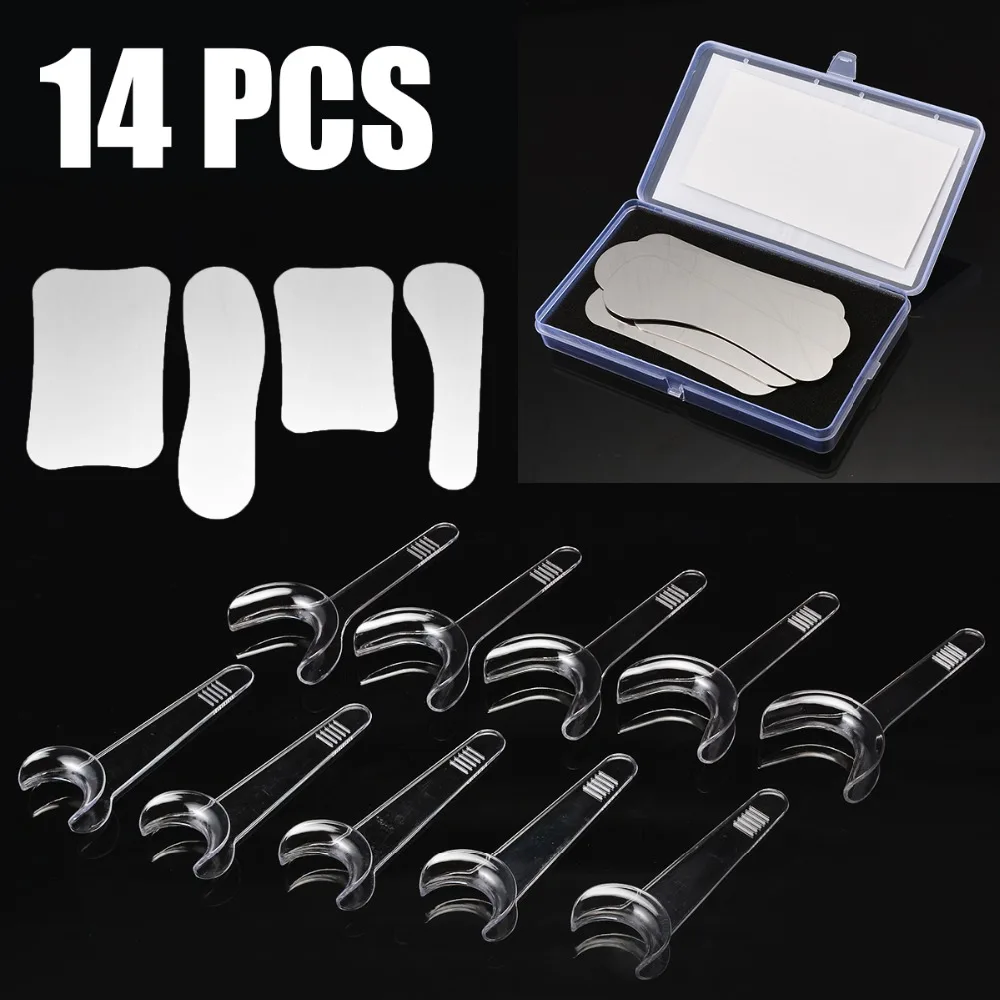 

4pcs Intraoral Dental Photography Mirror 10pcs Retractor Cheek Lip Mouth Opener Reusable For Dental Accessories