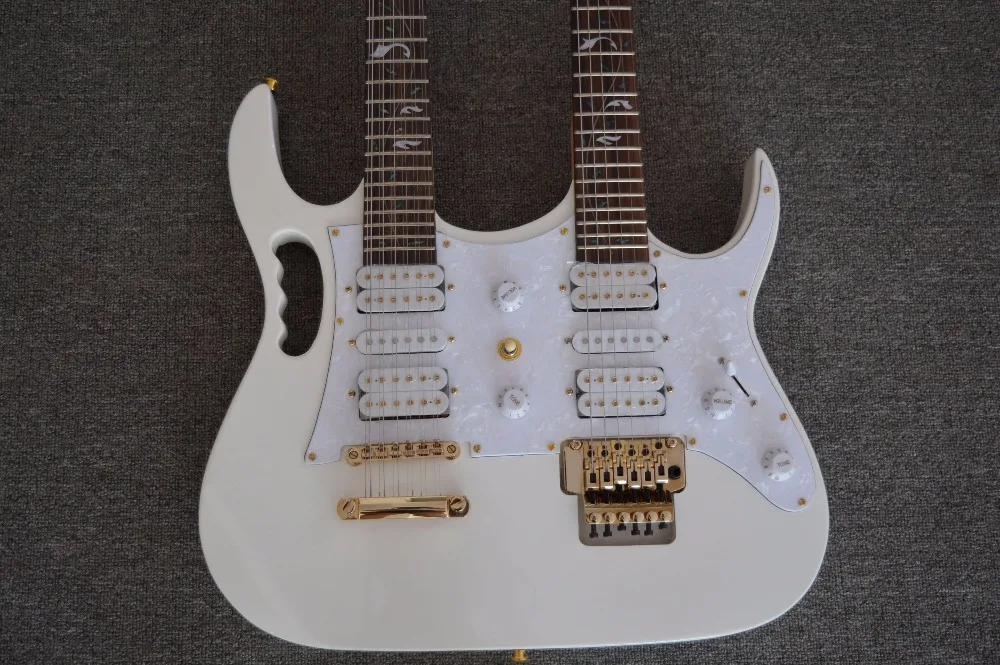 

Krait brand gutiar;wholesale price double neck guitar;factory outlets;gold hardware;