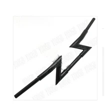 Черные мотоциклетные перетащите руль " 25 мм Z Bars для Fit Sportster XL883 XL1200 Dyna Wide Glide поплавок на заказ Chopper