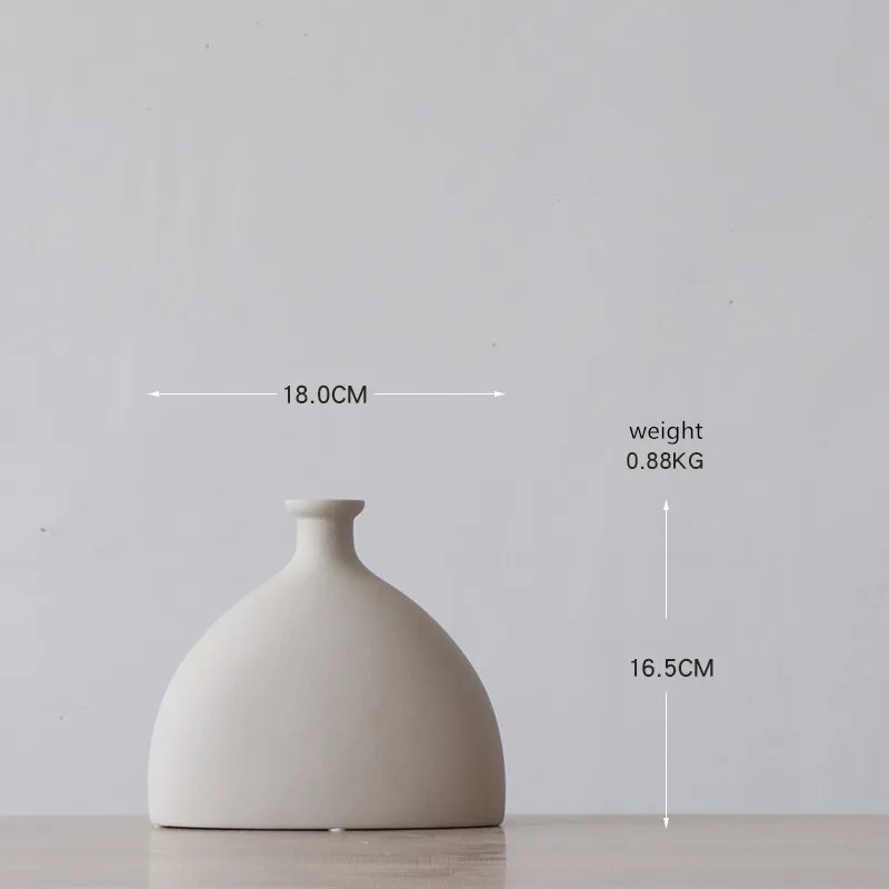 Nordic ceramic vases Mall clothing store personality ornaments Hydroponics plants Creative fashion home decorations WSHYUFEI