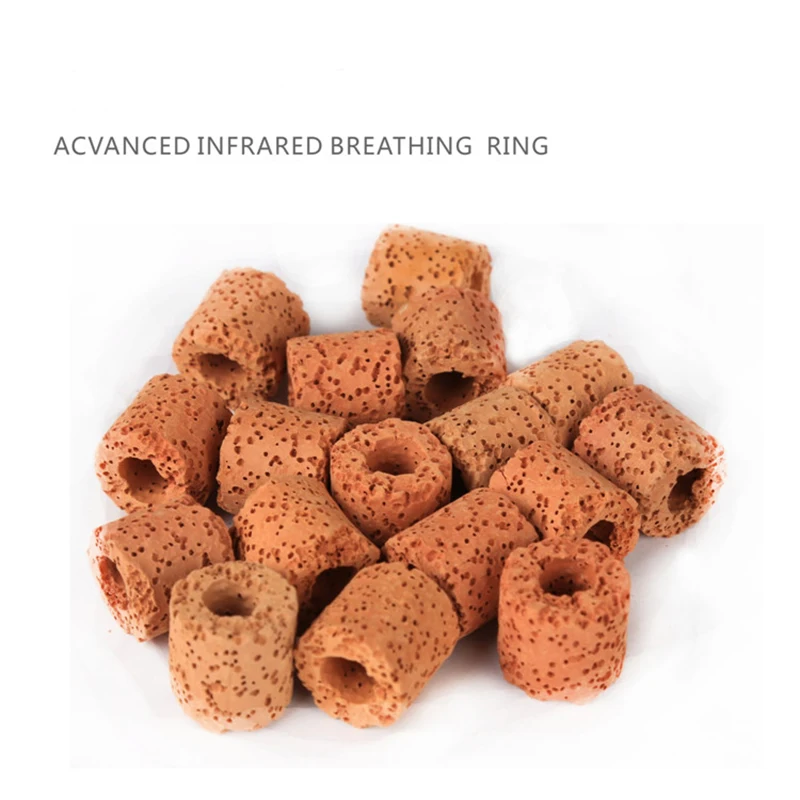 500g Ceramic Bio Porous Filter Media Biological Rings with Free Net Bag