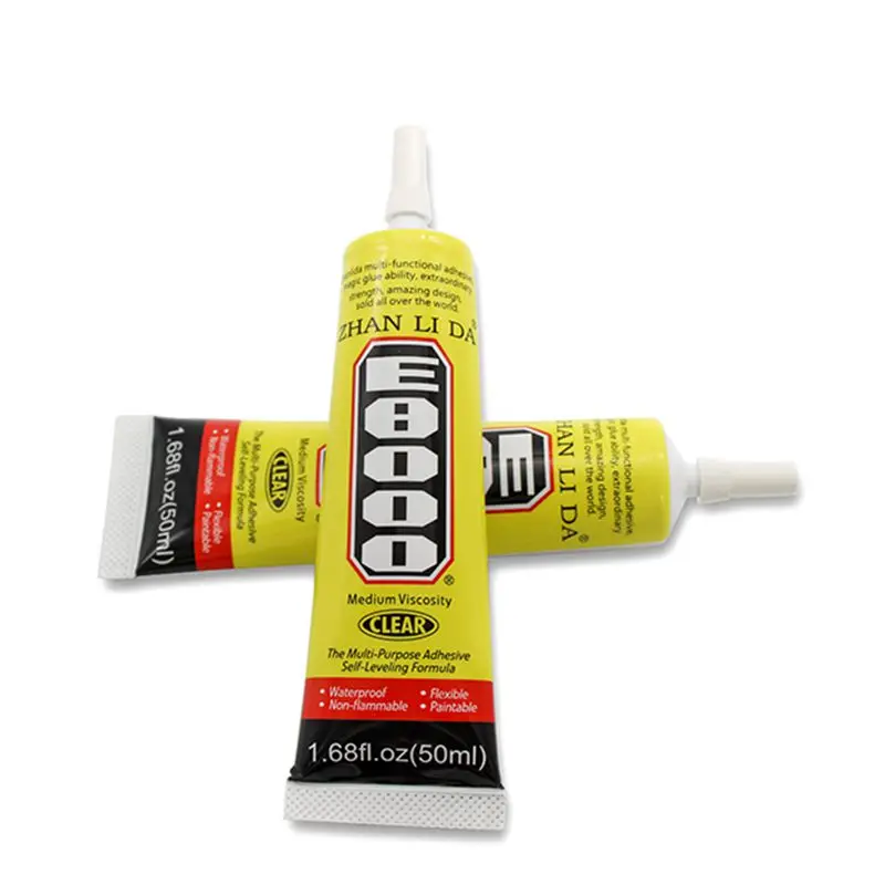 1pcs 50ml E 8000 glue E8000 crystal ornaments glass mobile phone and