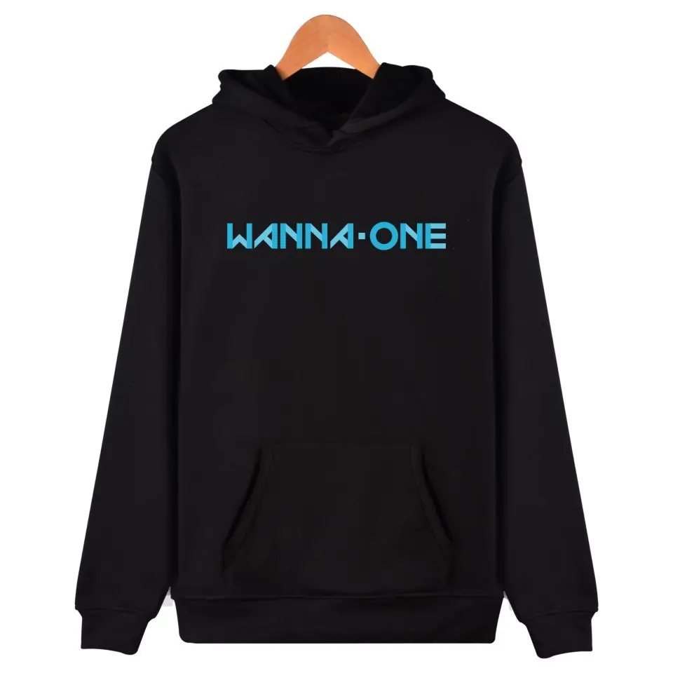 

Kpop Korean New Boy Band WANNA ONE hoodie Fashion Clothing Korean Wanna One Clothes Men Women Hooded Sweatshirts