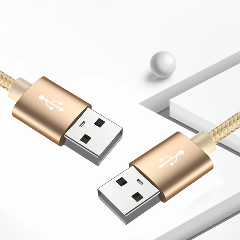 Thbelieve USB Male To Male Cables 1M Braid Nylon Cables USB Extension Cords Fast Speed Charging Data Transimission Retail (7)