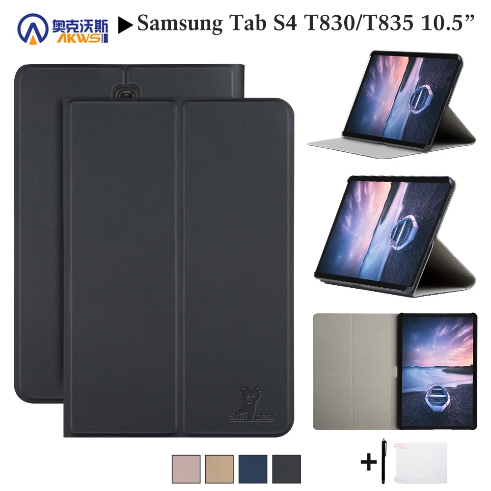 Чехол для ходунков для samsung Galaxy Tab S4 T830 T835 SM-T830 SM-T835 10,5 ''планшет роскошный чехол+ подарок