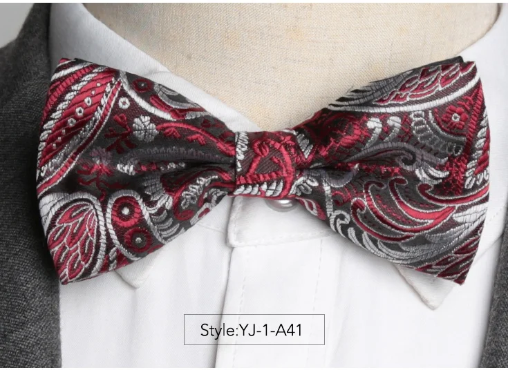 Мужской галстук-бабочка, модный галстук, мужская рубашка, аксессуары, подарочные галстуки для мужчин, галстук-бабочка, формальная одежда, свадебные галстуки, Corbatas Para Hombre - Цвет: YJ-1-A41