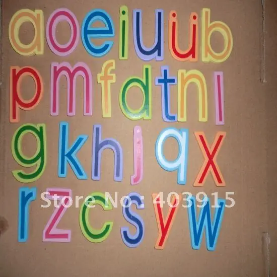 

Free shipping 50 sets (1300pcs) English Alphabet Fridge Magnets,refrigerator magnets,Learning Toys,Kids' Early Education toys