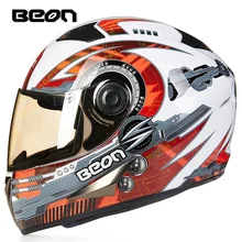 BEON moto rcycle Полный лицевой шлем moto rbike racing ECE Сертификация шлемы для мужчин и женщин casco moto шлем B500 шлем