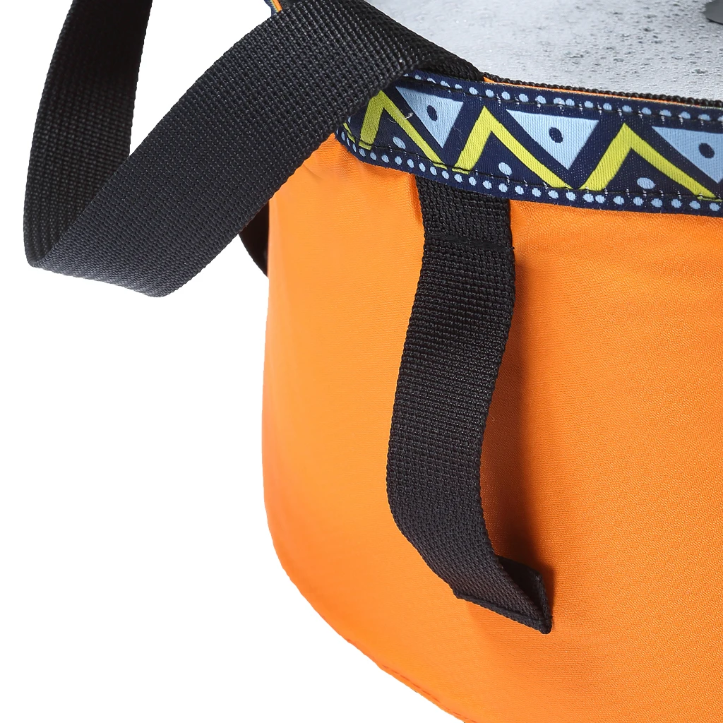 Foldable Sink Wash Basin Washbasin Bucket Outdoor Camping Water Pot Bag 6/8/12L for Kayak Canoe Fishing Picnic Hiking Accessory