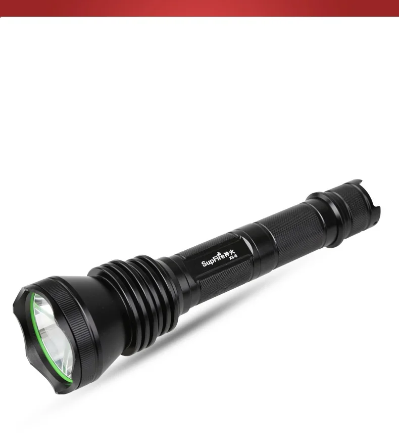 

SupFire X6-S High power strong light can be adjusted long and short torch wick outdoor long shot super bright LED flashlight