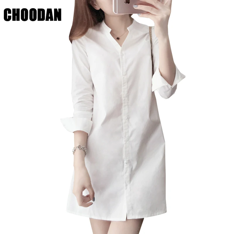 camisa feminina estilo vestido