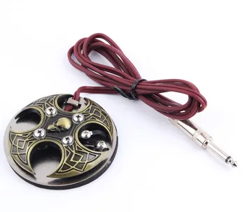 

2018 new hot Skull shape stainless steel tattoo foot pedal power machine tattoo machine shipping