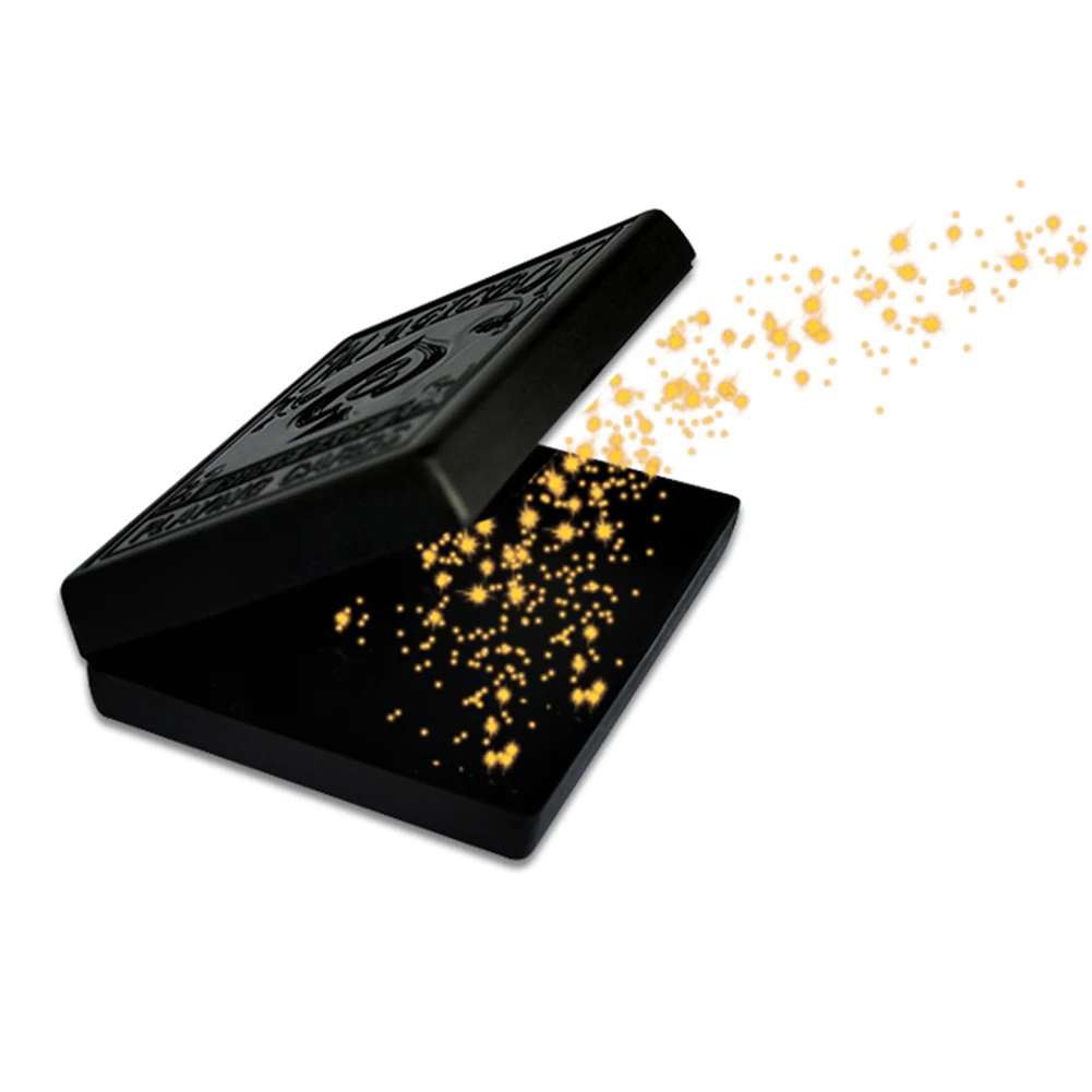 

Black Plastic Restore Box Broken Paper Card Case Close-up Magic Tricks Props Toys New Arrival Magic Trick Props Vanish Appearing