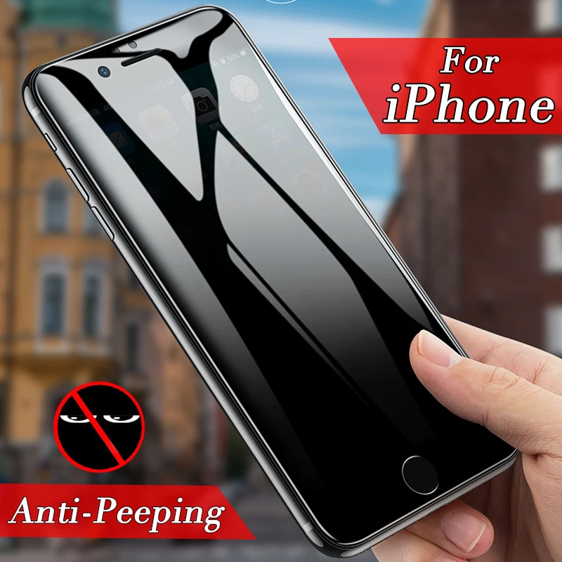 For iphone privacy screen protector iphone x privacy glass 6 7 8 plus