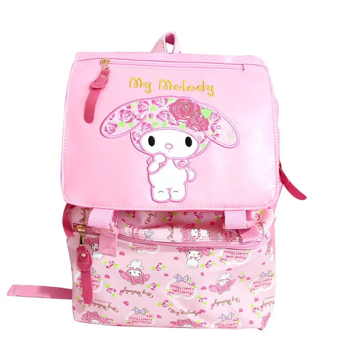 

Cartoon Cute Hummingmint Deer My Melody pu leather Backpack Children Schoolbags kids Primary School Bags Travel Bag Girls Gifts